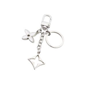 Stylish Silver Floral Keychain / Bag Charm